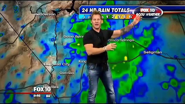 Wrestler Chris Jericho takes over FOX 10's weather