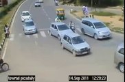 Chandigarh Traffic Police - Road Side Crash Video-12_ (Your Safety - Our Concern)
