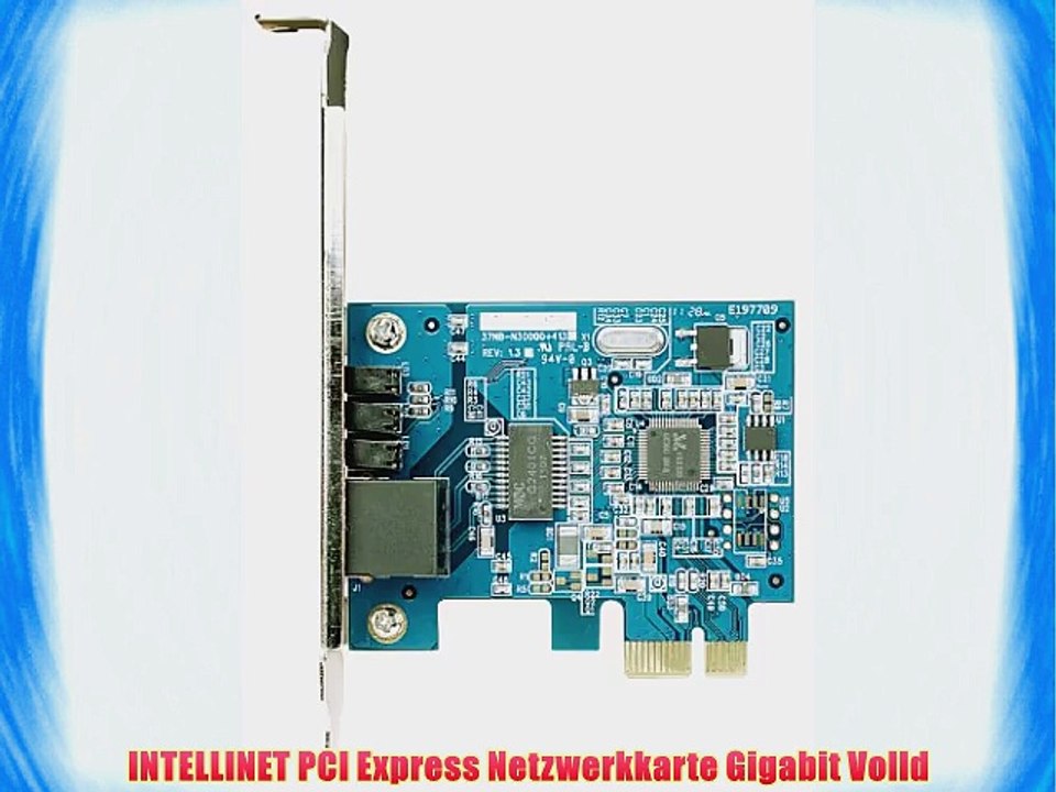 INTELLINET PCI Express Netzwerkkarte Gigabit Volld