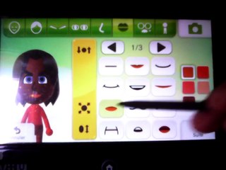 Création d'un mii : Mamadou Segpa mange du kebab