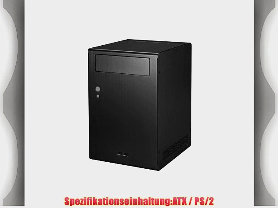 Lian Li PC-Q07B Mini-Tower PC-Geh?use (mini-ITX 1x 35 Zoll interne 1x 525 Zoll externe 2x USB