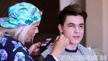 Kian gets goofy in the makeup chair - THE CHOSEN