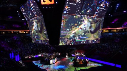 Dota 2 - Inside Key Arena at TI5 - Fy's Rubick in G1 Loser's Bracket C9 vs ViCi