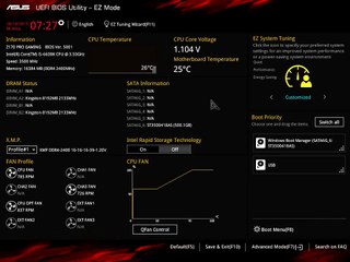 BIOS ASUS Z170 PRO GAMING
