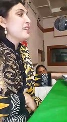 Nadia Hashmi's Live Performance at FM93, Multan. Host Rana Tasveer Ahmad & Sajjad Jahania.