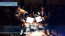 Britten - String Quartet No. 1 in D major, Op. 25, Mvt. 2 - Escher String Quartet - CMS