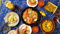 Eating Spanish Dinner - Shrimp and Clam Paella　海老と蛤のパエリア スペイン料理の宴【TODAY's TABLE】Oct 25, 2014