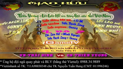 AOE  Việt Trung Gunny vs Tiểu Lâm random t2