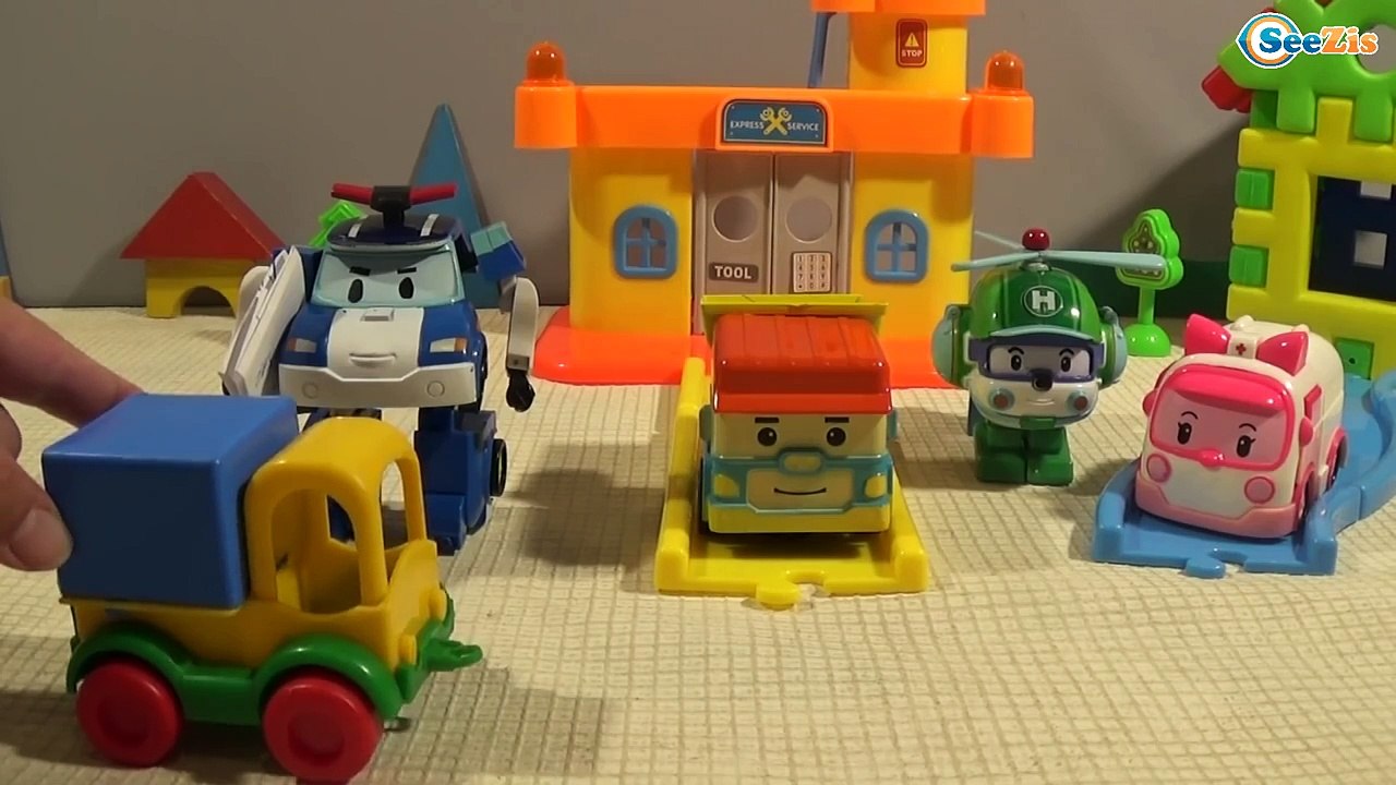 ✔ Мультики про Машинки Робокар Поли и Почтовый Грузовичок на Детской Площадке ✔