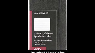 Moleskine 2015 Daily Planner 12 Month Pocket Black Soft Cover EBOOK (PDF) REVIEW