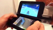 Nintendo 3DS XL hands on true Playing Mario Kart