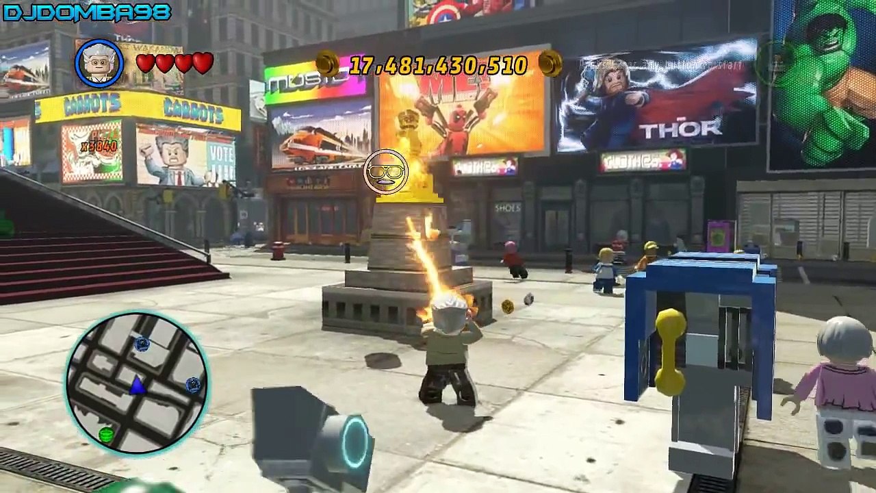 LEGO Marvel Super Heroes - Stan Lee Gameplay