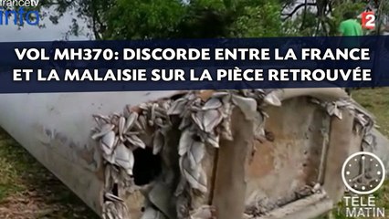 Vol MH370: Discorde entre la France et la Malaisie sur la pièce retrouvée