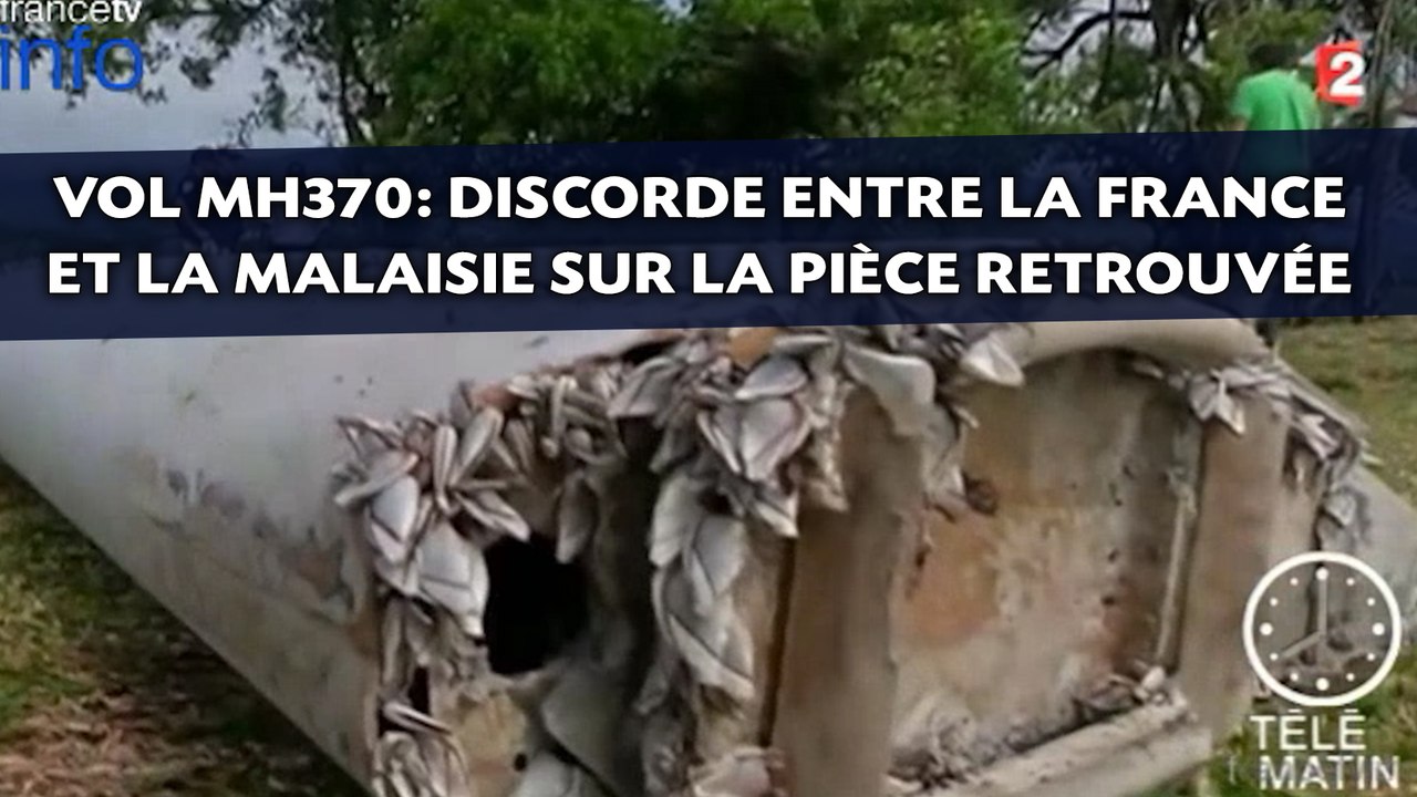 Vol MH370: Discorde entre la France et la Malaisie sur la pièce retrouvée