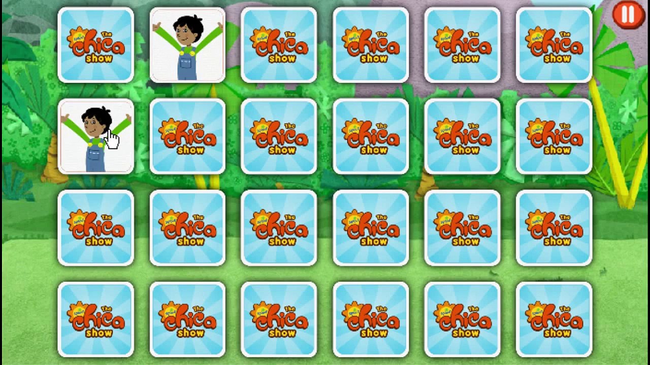 Chica Show Match Up with Bunji Cartoon Animation Sprout PBS Kids Game Play Walkthrough