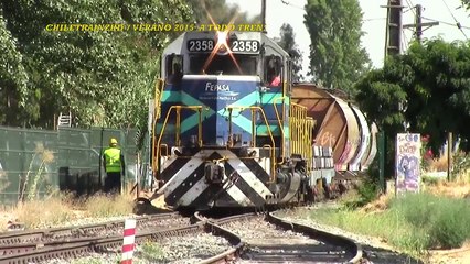 TRENES DE CARGA EN ESTACION COLINA