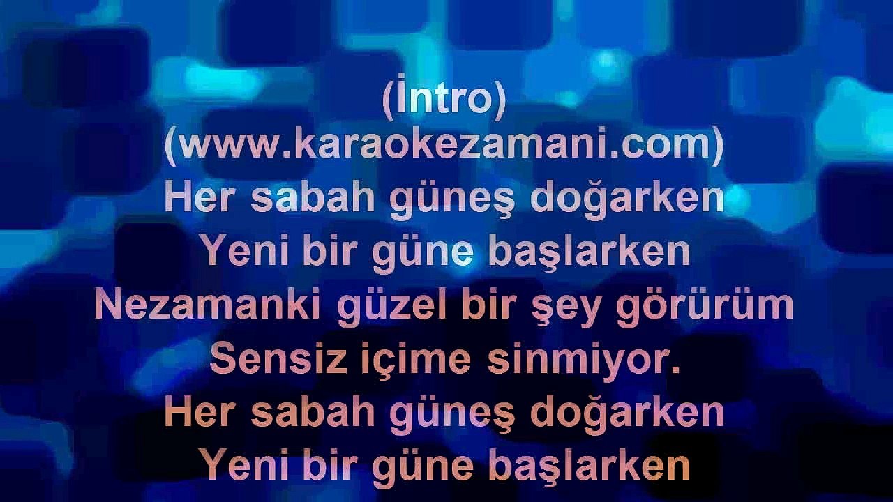 Göksel - İçime Sinmiyor - 2010 TÜRKÇE KARAOKE