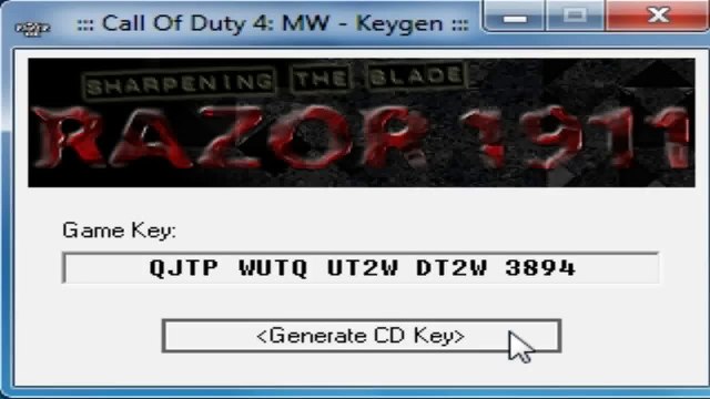 Call of Duty 4 Modern Warfare - 10 000 NEW Key Cod