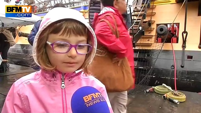 L'Hermione ouvre ses portes aux visiteurs à Brest