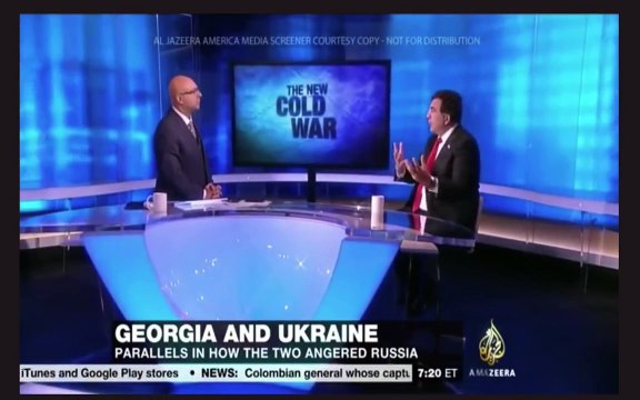 Mikheil Saakashvili talks about Georgia's Annexation by Russia on AlJazeera