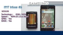 I997 Infuse 4G | Samsung Galaxy Mobile Phone Specifications | Brands & Features List
