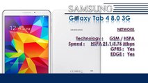 Galaxy Tab 4 8.0 3G | Samsung Galaxy Mobile Phone Specifications | Brands & Features List