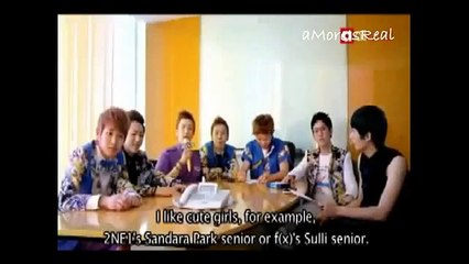 Sulli vs P O (Block B) ♥ Sweet Couple ♥ Lovely Moment Part 2