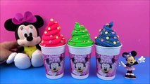 Minnie Mouse Play Doh Ice Cream Surprise Eggs Fun Factory Disney Pixar Cars Disney Princess Sweet Sh