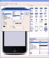 iPhone Emulator, Free Visual Designer. MobiOne M6