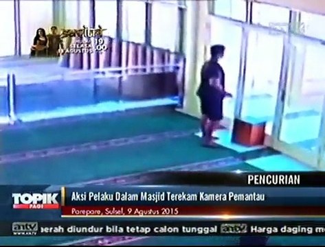 Terekam CCTV, Pencuri Kotak Amal Masjid Diringkus Polisi