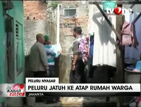 Dua Peluru Nyasar ke Rumah Warga di Kebayoran Lama