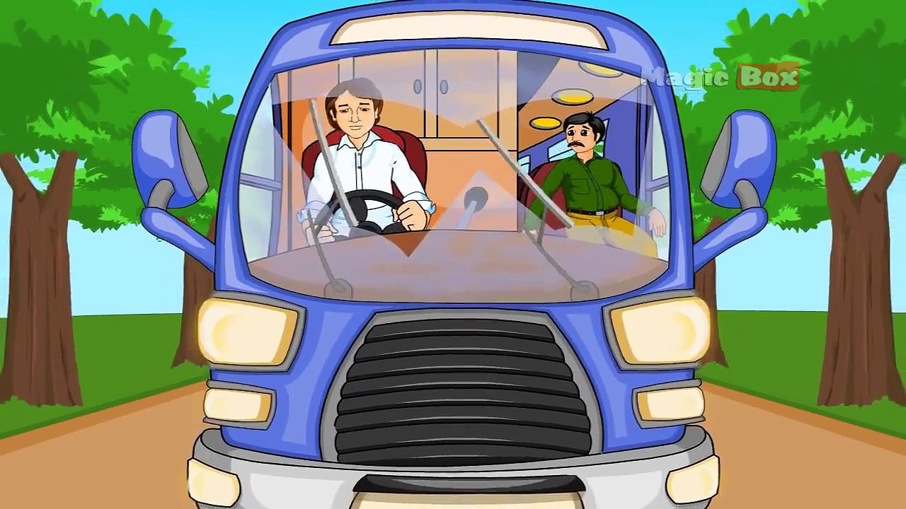 Wheels on the Bus English Cartoon Nursery Rhymes - video Dailymotion