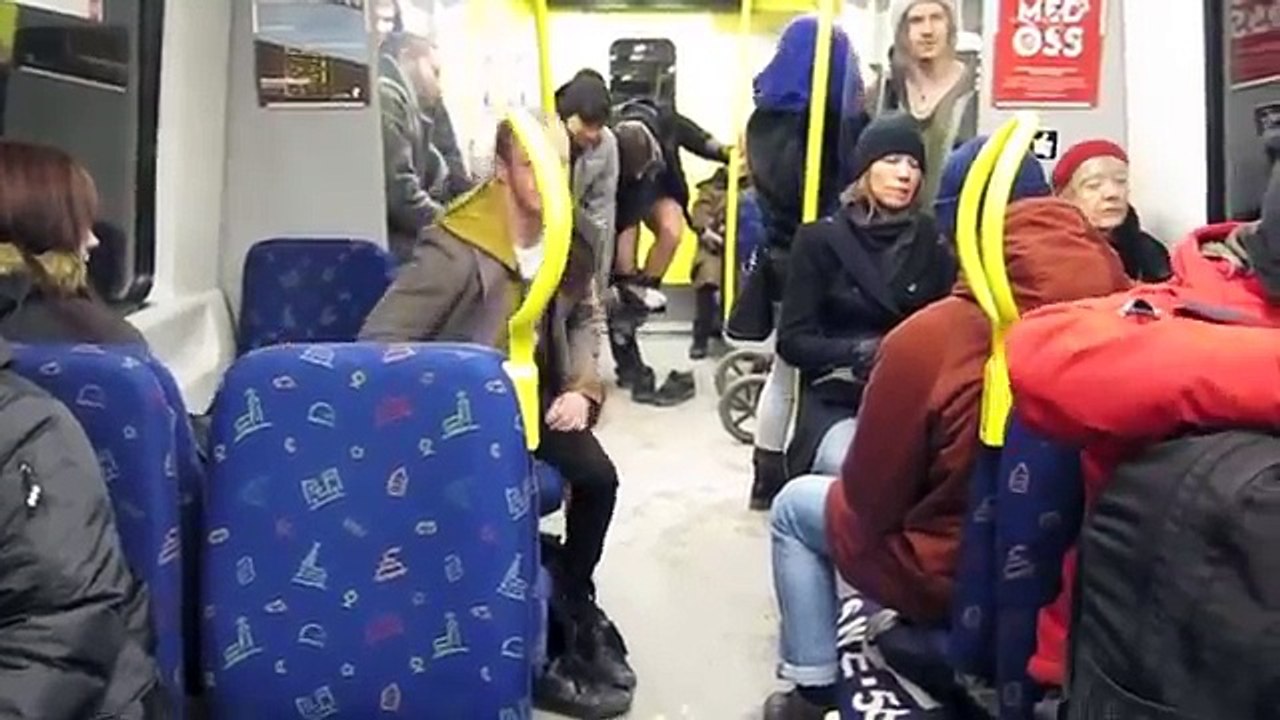 No Pants Subway Ride Stockholm 2013
