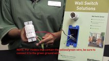 WattStopper: How to: Installing a PW-100 Passive Infrared Wall Switch Sensor