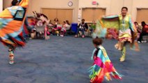 Native American traditional dancing on the American Indian Heritage Day in Holy Cross Hospital ( Mar