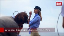 Un shooting à Saint-Raphaël avec Karlie Kloss