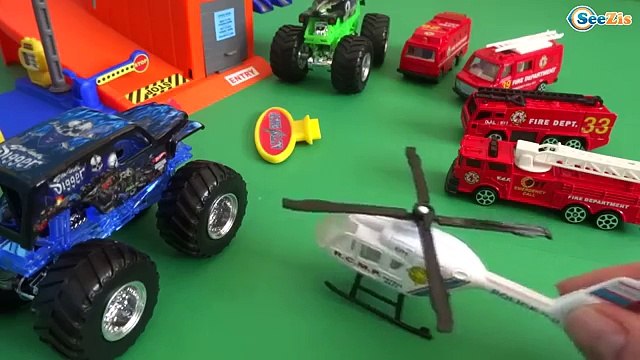 ✔ Мультики про Машинки. Монстр Трак и его приключения на Детской площадке.