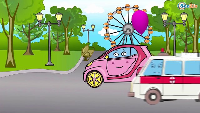 Машинки мультфильм Мусоровоз Пожарная машина Monstr Truck Город Машинок Развивающие мультики про маш