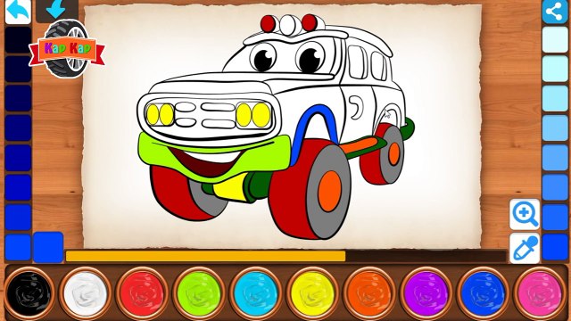 ✔ Развивающий Мультик Раскраска - Видео Игры для детей - Учим Цвета! ✔