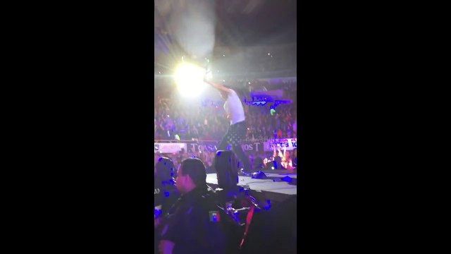 Enrique Iglesias slices hand with drone