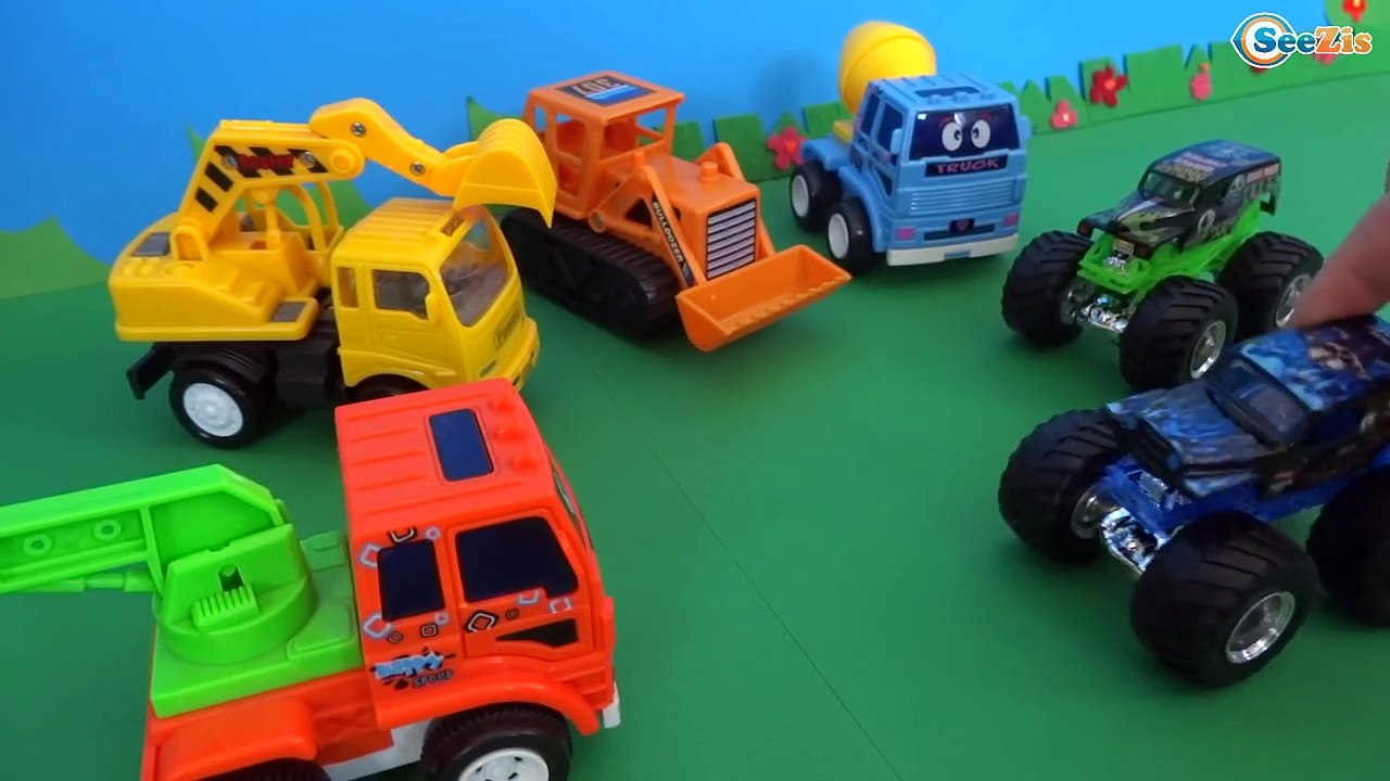 Пожар в Городе Машинок Мультфильмы про машинки Монстр Трак!