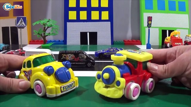 Мультики про Машинки: Машинки учат Дорожные Знаки. Развивающие мультики - Трактор Павлик!