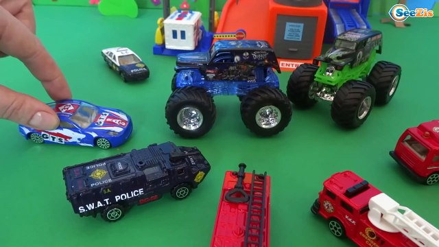 Видео для детей Машинки Гонки Хот Вилс И Монстр Трак Это Мультики Для Детей - Трактор Павлик!