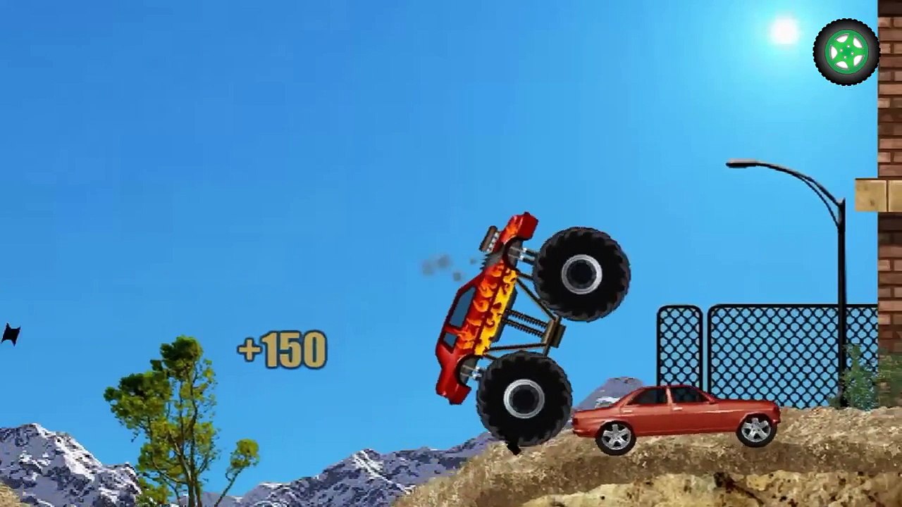 Monster Truck Demolisher Flash Game Monster Truck Videos For Kids