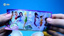 Disney Fairies Kinder Surprise Eggs & Marvel IronMan toys for children unboxing video Tractor Pavlik