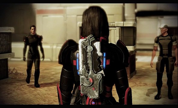 Mass Effect 2 Shepard meets Kaidan on Horizon (Romance ME1)