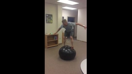 Exercise ball fail