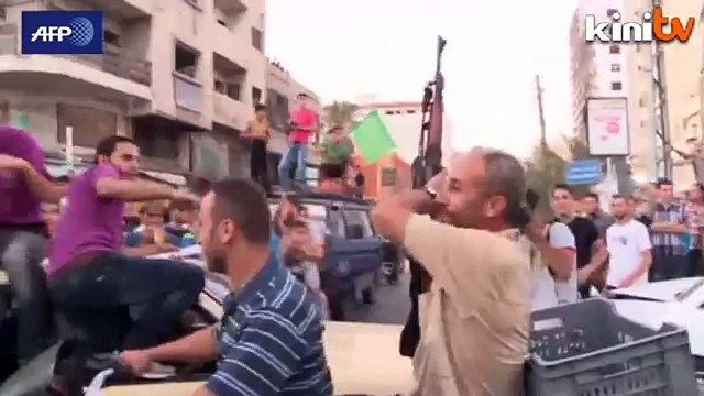 Penduduk Gaza raikan gencatan senjata jangka panjang