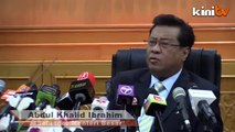 Khalid: Perjanjian air dikuat kuasa, walapun saya bukan lagi MB