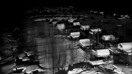 A huge hole in the ground on a flooded mine in Russia in the Urals city of Solikamsk - part 3